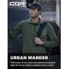 imageCQR Mens Thermal Fleece Quarter Zip Sweater Outdoor Lightweight Long Sleeve Pullover Casual Mock Neck Polo SweatersValley Olive