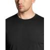 imageCQR Mens UPF50 Sun Protection Shirts Quick Dry Long Sleeve Rash Guard Athletic Running Workout Fishing Cooling ShirtsBasic Black