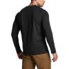 imageCQR Mens UPF50 Sun Protection Shirts Quick Dry Long Sleeve Rash Guard Athletic Running Workout Fishing Cooling ShirtsBasic Black
