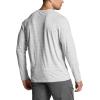 imageCQR Mens UPF50 Sun Protection Shirts Quick Dry Long Sleeve Rash Guard Athletic Running Workout Fishing Cooling ShirtsBasic Light Grey