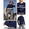 imageCQR Mens UPF50 Sun Protection Shirts Quick Dry Long Sleeve Rash Guard Athletic Running Workout Fishing Cooling ShirtsBasic Operator Navy