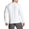 imageCQR Mens UPF50 Sun Protection Shirts Quick Dry Long Sleeve Rash Guard Athletic Running Workout Fishing Cooling ShirtsBasic White