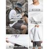 imageCQR Mens UPF50 Sun Protection Shirts Quick Dry Long Sleeve Rash Guard Athletic Running Workout Fishing Cooling ShirtsBasic White