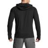 imageCQR Mens UPF50 Sun Protection Shirts Quick Dry Long Sleeve Rash Guard Athletic Running Workout Fishing Cooling ShirtsProtector Hoodie Black