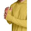 imageCQR Mens UPF50 Sun Protection Shirts Quick Dry Long Sleeve Rash Guard Athletic Running Workout Fishing Cooling ShirtsProtector Hoodie Desert Yellow