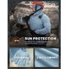 imageCQR Mens UPF50 Sun Protection Shirts Quick Dry Long Sleeve Rash Guard Athletic Running Workout Fishing Cooling ShirtsProtector Hoodie Ocean