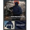imageCQR Mens UPF50 Sun Protection Shirts Quick Dry Long Sleeve Rash Guard Athletic Running Workout Fishing Cooling ShirtsProtector Hoodie Operator Navy