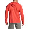 imageCQR Mens UPF50 Sun Protection Shirts Quick Dry Long Sleeve Rash Guard Athletic Running Workout Fishing Cooling ShirtsProtector Hoodie Rescue Orange