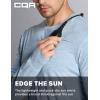 imageCQR Mens UPF50 Sun Protection Shirts Quick Dry Long Sleeve Rash Guard Athletic Running Workout Fishing Cooling ShirtsProtector Ocean
