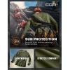 imageCQR Mens UPF50 Sun Protection Shirts Quick Dry Long Sleeve Rash Guard Athletic Running Workout Fishing Cooling ShirtsProtector Soil Green