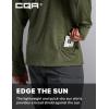 imageCQR Mens UPF50 Sun Protection Shirts Quick Dry Long Sleeve Rash Guard Athletic Running Workout Fishing Cooling ShirtsProtector Soil Green