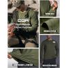 imageCQR Mens UPF50 Sun Protection Shirts Quick Dry Long Sleeve Rash Guard Athletic Running Workout Fishing Cooling ShirtsProtector Soil Green