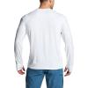 imageCQR Mens UPF50 Sun Protection Shirts Quick Dry Long Sleeve Rash Guard Athletic Running Workout Fishing Cooling ShirtsProtector White
