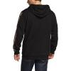 imageCQR Mens Winter Fleece Pullover Hoodies Thermal Long Sleeve Hooded Sweatshirt CottonBlend OutdoorTactical ShirtsFleece Camo Hoodie Black