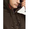 imageCQR Mens Winter Fleece Pullover Hoodies Thermal Long Sleeve Hooded Sweatshirt CottonBlend OutdoorTactical ShirtsFleece Camo Hoodie Brown