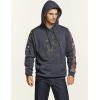 imageCQR Mens Winter Fleece Pullover Hoodies Thermal Long Sleeve Hooded Sweatshirt CottonBlend OutdoorTactical ShirtsFleece Camo Hoodie Charcoal Heather