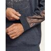 imageCQR Mens Winter Fleece Pullover Hoodies Thermal Long Sleeve Hooded Sweatshirt CottonBlend OutdoorTactical ShirtsFleece Camo Hoodie Charcoal Heather