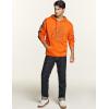 imageCQR Mens Winter Fleece Pullover Hoodies Thermal Long Sleeve Hooded Sweatshirt CottonBlend OutdoorTactical ShirtsFleece Camo Hoodie Orange