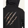 imageCQR Mens Winter Fleece Pullover Hoodies Thermal Long Sleeve Hooded Sweatshirt CottonBlend OutdoorTactical ShirtsFleece Fullzip Hoodie Black