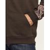 imageCQR Mens Winter Fleece Pullover Hoodies Thermal Long Sleeve Hooded Sweatshirt CottonBlend OutdoorTactical ShirtsFleece Fullzip Hoodie Brown