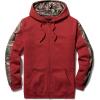 imageCQR Mens Winter Fleece Pullover Hoodies Thermal Long Sleeve Hooded Sweatshirt CottonBlend OutdoorTactical ShirtsFleece Fullzip Hoodie Red