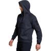 imageCQR Mens Winter Fleece Pullover Hoodies Thermal Long Sleeve Hooded Sweatshirt CottonBlend OutdoorTactical ShirtsFleece Ripstop Pannel Fullzip Navy