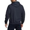 imageCQR Mens Winter Fleece Pullover Hoodies Thermal Long Sleeve Hooded Sweatshirt CottonBlend OutdoorTactical ShirtsFleece Ripstop Pannel Fullzip Navy