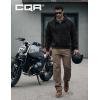 imageCQR Mens Winter Fleece Pullover Hoodies Thermal Long Sleeve Hooded Sweatshirt CottonBlend OutdoorTactical ShirtsFleece Tactical Fullzip Black
