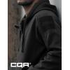 imageCQR Mens Winter Fleece Pullover Hoodies Thermal Long Sleeve Hooded Sweatshirt CottonBlend OutdoorTactical ShirtsFleece Tactical Fullzip Black
