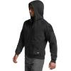 imageCQR Mens Winter Fleece Pullover Hoodies Thermal Long Sleeve Hooded Sweatshirt CottonBlend OutdoorTactical ShirtsFleece Tactical Fullzip Black