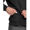 imageCQR Mens Winter Fleece Pullover Hoodies Thermal Long Sleeve Hooded Sweatshirt CottonBlend OutdoorTactical ShirtsFleece Tactical Fullzip Black