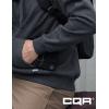 imageCQR Mens Winter Fleece Pullover Hoodies Thermal Long Sleeve Hooded Sweatshirt CottonBlend OutdoorTactical ShirtsFleece Tactical Fullzip Charcoal