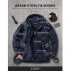 imageCQR Mens Winter Fleece Pullover Hoodies Thermal Long Sleeve Hooded Sweatshirt CottonBlend OutdoorTactical ShirtsFleece Tactical Fullzip Navy