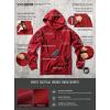imageCQR Mens Winter Fleece Pullover Hoodies Thermal Long Sleeve Hooded Sweatshirt CottonBlend OutdoorTactical ShirtsFleece Tactical Hoodie Red