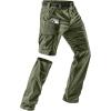 imageCQR Mens Convertible Cargo Tactical Pants Water Resistant Outdoor Hiking Pants Zip Off Lightweight Stretch Work PantsRunyon Cargo WBelt Green Kelp
