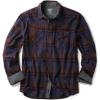 imageCQR Mens Flannel Button Down Shirts Soft Cotton Plaid Long Sleeve Tactical Work Shirt Warm Outdoor Essential with PocketStealth Woods Night