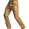 imageCQR Mens Quick Dry Tactical Pants Water Resistant Outdoor Pants Lightweight Stretch Cargo Work Hiking PantsRunyon Cargo Pants Cougar