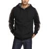 Fleece Full-zip Hoodie Black