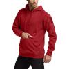 Fleece Tactical Hoodie Red