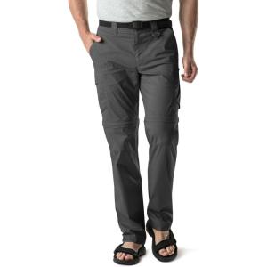imageCQR Mens Convertible Cargo Tactical Pants Water Resistant Outdoor Hiking Pants Zip Off Lightweight Stretch Work PantsLightweight Zipoff Charcoal