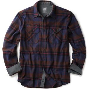 imageCQR Mens Flannel Button Down Shirts Soft Cotton Plaid Long Sleeve Tactical Work Shirt Warm Outdoor Essential with PocketStealth Woods Night