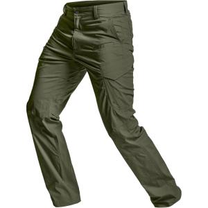imageCQR Mens Quick Dry Tactical Pants Water Resistant Outdoor Pants Lightweight Stretch Cargo Work Hiking PantsRunyon Cargo Pants Green Kelp