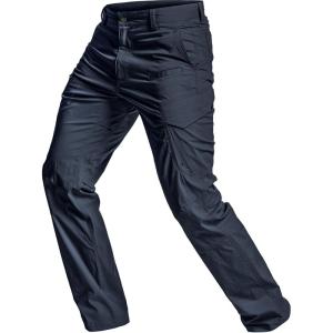 imageCQR Mens Quick Dry Tactical Pants Water Resistant Outdoor Pants Lightweight Stretch Cargo Work Hiking PantsRunyon Cargo Pants Navy
