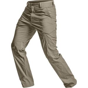 imageCQR Mens Quick Dry Tactical Pants Water Resistant Outdoor Pants Lightweight Stretch Cargo Work Hiking PantsRunyon Cargo Pants Sandstorm