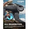 imageCQR Mens Active Flex Tactical Pants Water Resistant Lightweight Stretch Cargo Work Hiking PantsSierra Charcoal