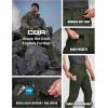 imageCQR Mens Active Flex Tactical Pants Water Resistant Lightweight Stretch Cargo Work Hiking PantsSierra Dark Spruce