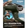 imageCQR Mens Active Flex Tactical Pants Water Resistant Lightweight Stretch Cargo Work Hiking PantsSierra Dark Spruce