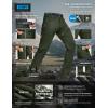 imageCQR Mens Active Flex Tactical Pants Water Resistant Lightweight Stretch Cargo Work Hiking PantsSierra Dark Spruce