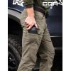 imageCQR Mens Active Flex Tactical Pants Water Resistant Lightweight Stretch Cargo Work Hiking PantsSierra Sandstorm