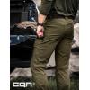 imageCQR Mens Active Flex Tactical Pants Water Resistant Lightweight Stretch Cargo Work Hiking PantsSierra Soil Green
